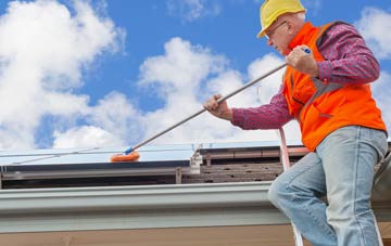 Aberarder soft wash roof cleaning